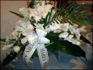 Palmas flores para funerales